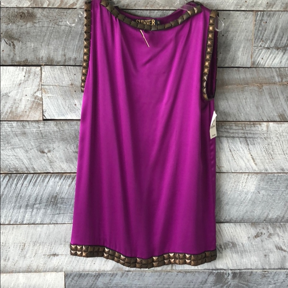 Sunner Embellished silk dress